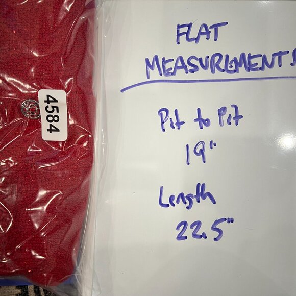 St John Evening Red cardigan knit rhinestone embellished sz M holiday christmas - Picture 6 of 6